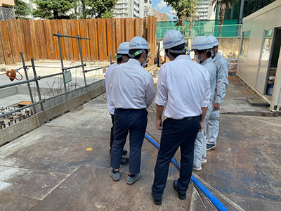 会社見学時 撮影 :2021年度